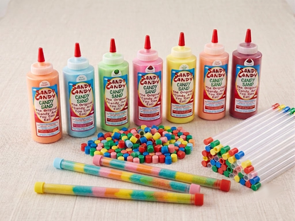Sandy Candy 100-Pack 12" Straws | Edible Sand Art for Fundraisers & Events